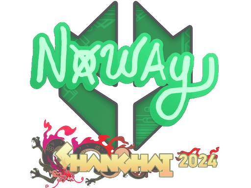 Sticker - noway | Shanghai 2024