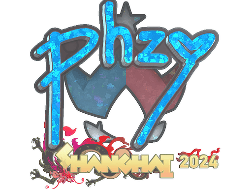 Glitter Sticker - phzy (Glitter) | Shanghai 2024