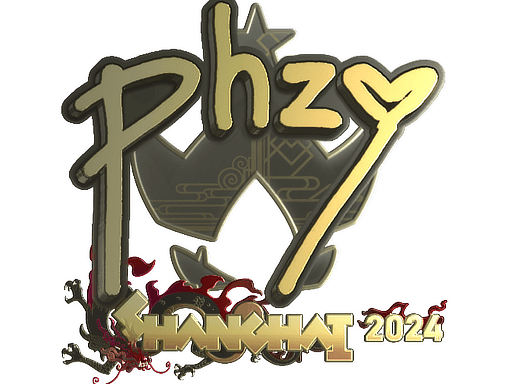 Gold Sticker - phzy (Gold) | Shanghai 2024