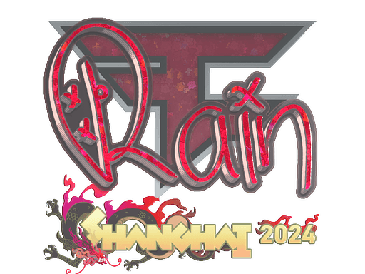 Glitter Sticker - rain (Glitter) | Shanghai 2024