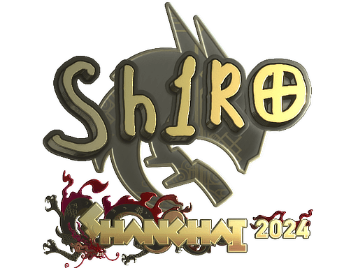 Gold Sticker - sh1ro (Gold) | Shanghai 2024