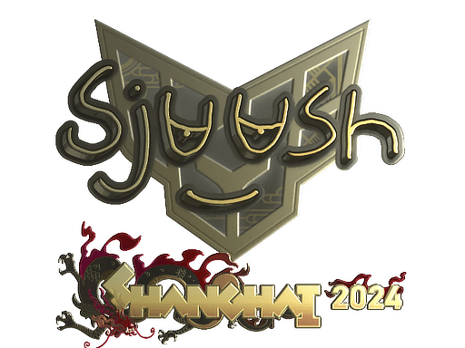 Gold Sticker - sjuush (Gold) | Shanghai 2024