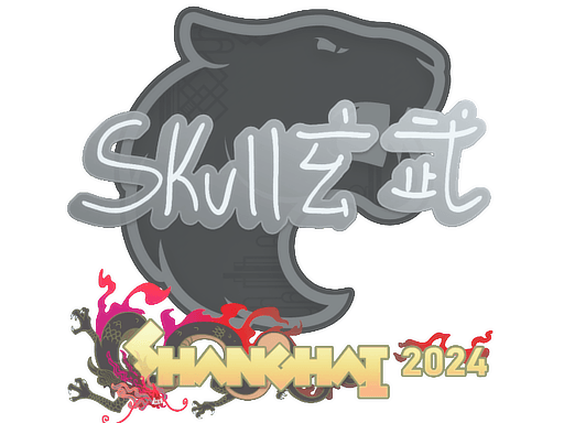 Sticker - skullz | Shanghai 2024