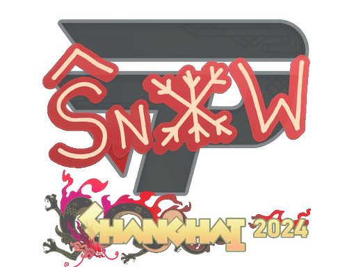 Sticker - snow | Shanghai 2024