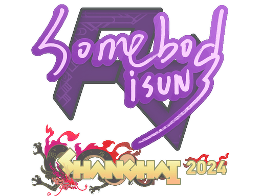 Sticker - somebody | Shanghai 2024