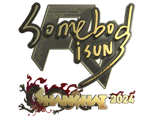 Gold Sticker - somebody (Gold) | Shanghai 2024