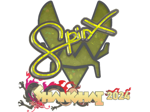 Glitter Sticker - Spinx (Glitter) | Shanghai 2024