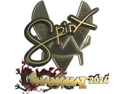 Gold Sticker - Spinx (Gold) | Shanghai 2024