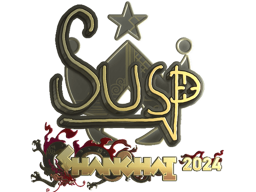 Gold Sticker - susp (Gold) | Shanghai 2024