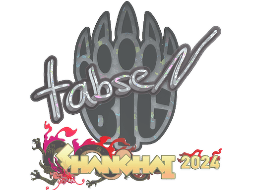 Glitter Sticker - tabseN (Glitter) | Shanghai 2024