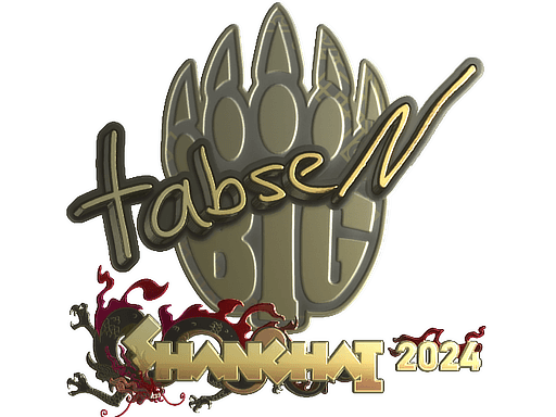 Gold Sticker - tabseN (Gold) | Shanghai 2024