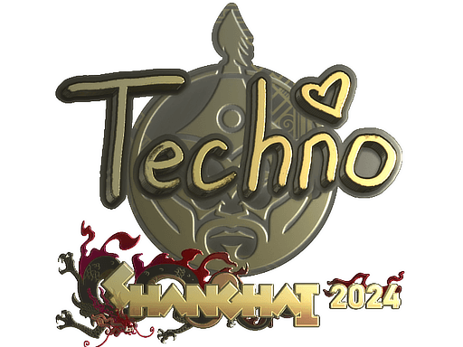 Gold Sticker - Techno4K (Gold) | Shanghai 2024