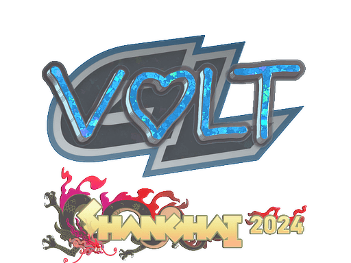 Glitter Sticker - Volt (Glitter) | Shanghai 2024