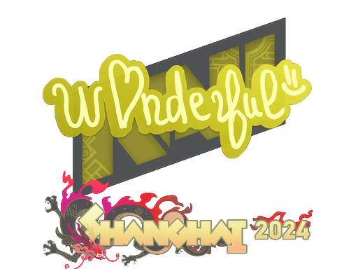 Sticker - w0nderful | Shanghai 2024