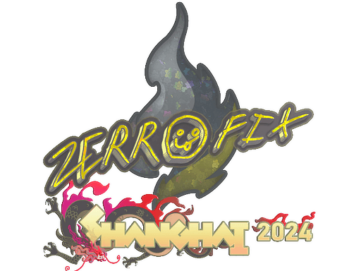 Glitter Sticker - zeRRoFIX (Glitter) | Shanghai 2024