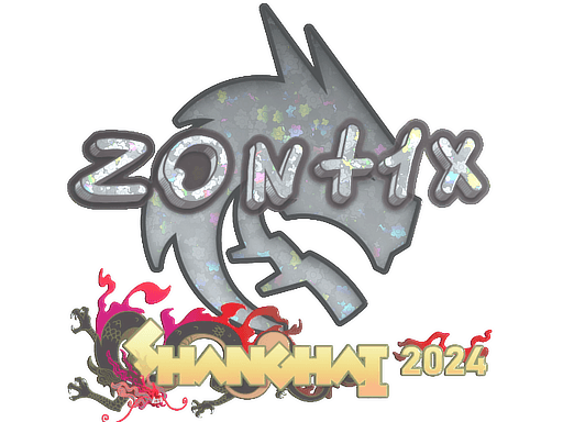 Glitter Sticker - zont1x (Glitter) | Shanghai 2024