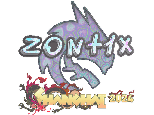 Holo Sticker - zont1x (Holo) | Shanghai 2024