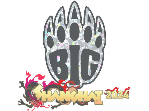 Glitter Sticker - BIG (Glitter) | Shanghai 2024