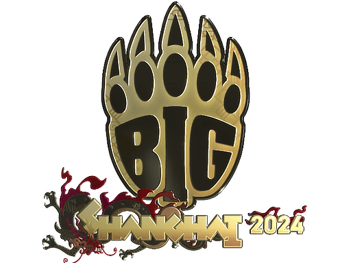 Gold Sticker - BIG (Gold) | Shanghai 2024