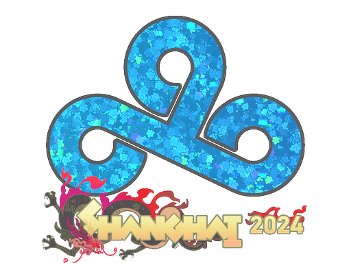 Glitter Sticker - Cloud9 (Glitter) | Shanghai 2024