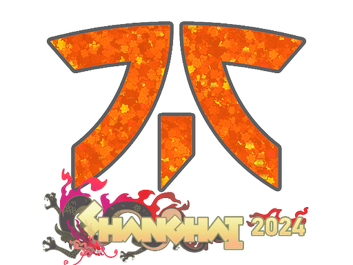 Glitter Sticker - Fnatic (Glitter) | Shanghai 2024