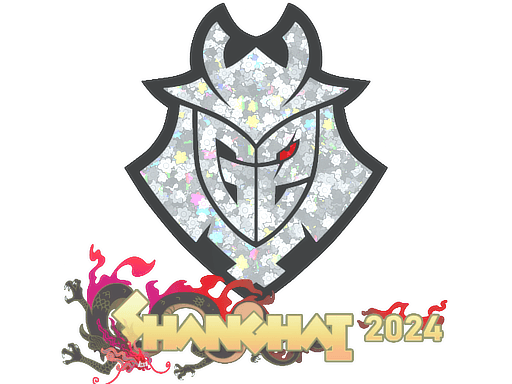 Glitter Sticker - G2 Esports (Glitter) | Shanghai 2024