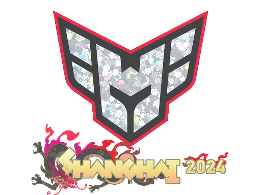 Glitter Sticker - HEROIC (Glitter) | Shanghai 2024