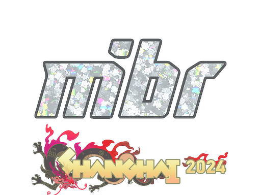 Glitter Sticker - MIBR (Glitter) | Shanghai 2024