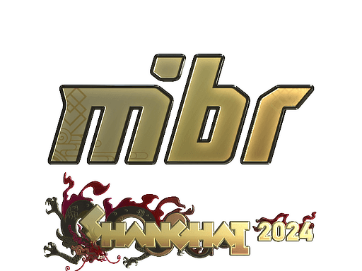 Gold Sticker - MIBR (Gold) | Shanghai 2024