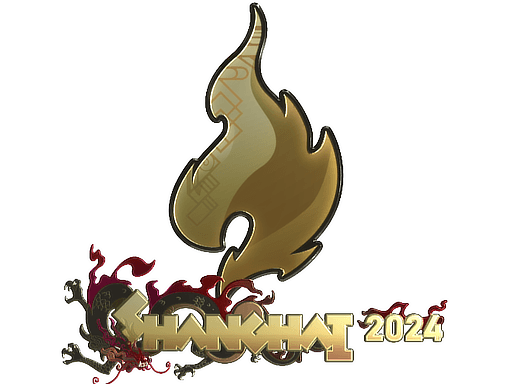 Gold Sticker - Passion UA (Gold) | Shanghai 2024