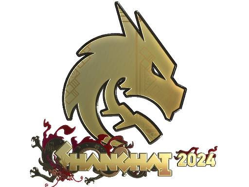 Gold Sticker - Team Spirit (Gold) | Shanghai 2024