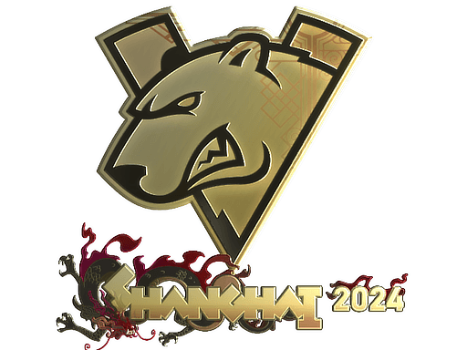 Gold Sticker - Virtus.pro (Gold) | Shanghai 2024