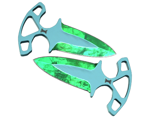 Emerald Shadow Daggers | Gamma Doppler