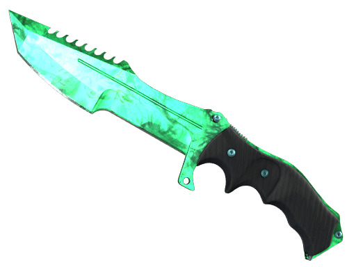 Emerald Huntsman Knife | Gamma Doppler
