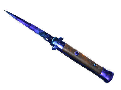 Sapphire Stiletto Knife | Doppler