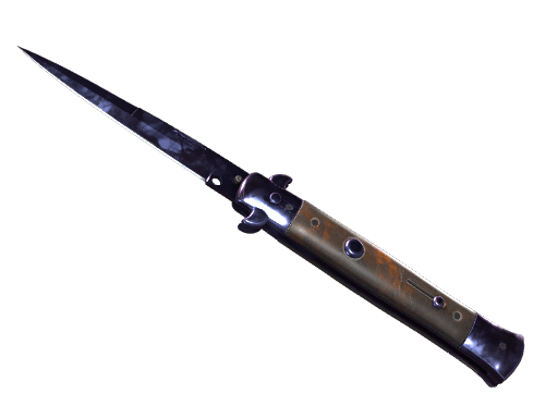 Black Pearl Stiletto Knife | Doppler