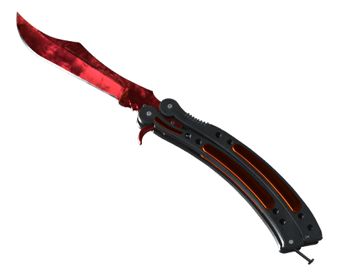 Ruby Butterfly Knife | Doppler