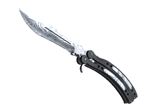 Butterfly Knife - Damascus Steel