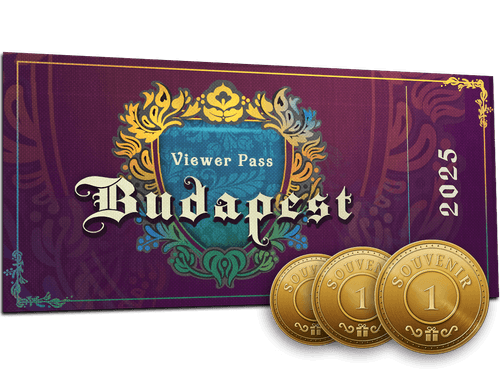 Budapest 2025 Viewer Pass + 3 Souvenir Tokens