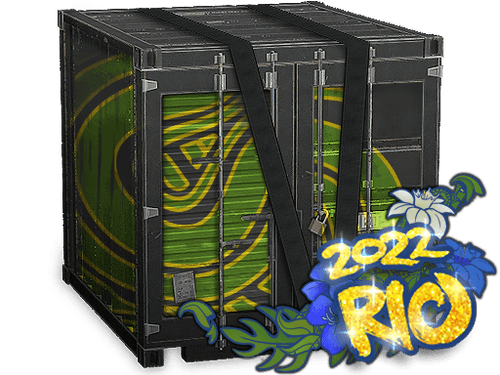 Rio 2022 Storage Unit with Glitter Stickers