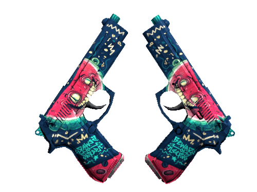 Dual Berettas | Melondrama (Minimal Wear)
