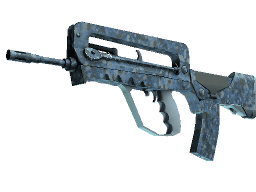 FAMAS | Cyanospatter (Minimal Wear)