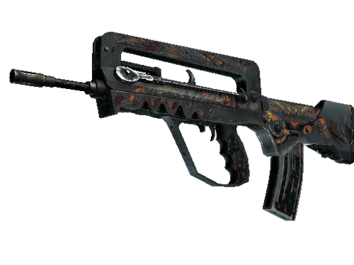 FAMAS | Eye of Athena (Battle-Scarred)