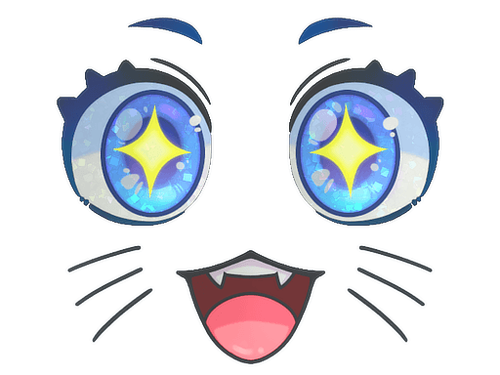 Kawaii Eyes (Glitter)