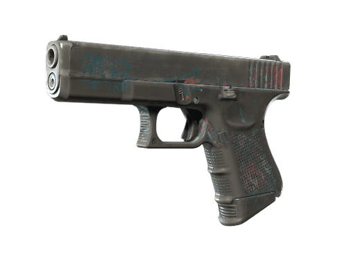 Glock-18 | Teal Graf (Battle-Scarred)