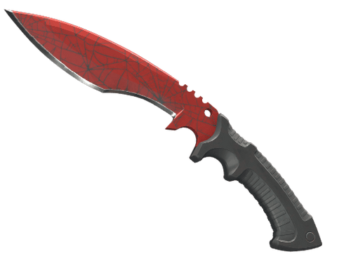 Kukri Knife - Crimson Web