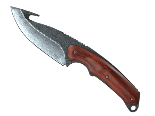 ★ StatTrak™ Gut Knife | Damascus Steel (Well-Worn)