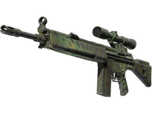 Souvenir G3SG1 | Jungle Dashed (Well-Worn)