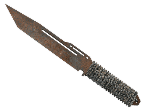 ★ Paracord Knife | Rust Coat (Battle-Scarred)