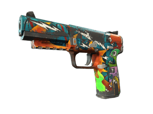 StatTrak™ Five-SeveN | Angry Mob (Battle-Scarred)